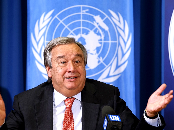 Guterres calls for water sustainability