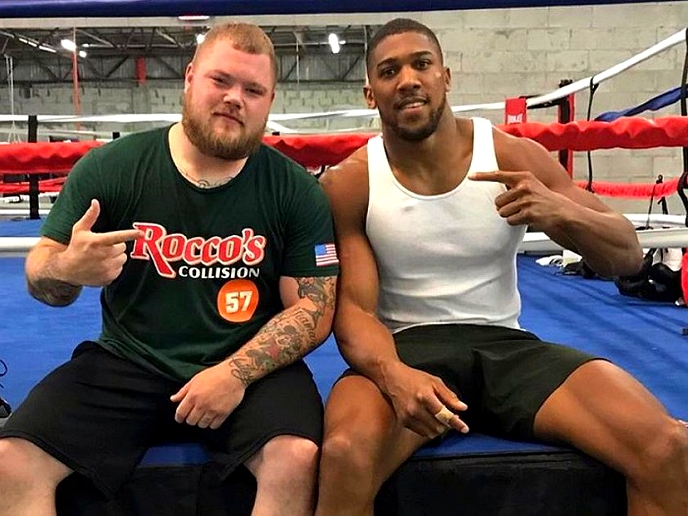 Joshua ‘dropped’ in sparring by little-known fighter