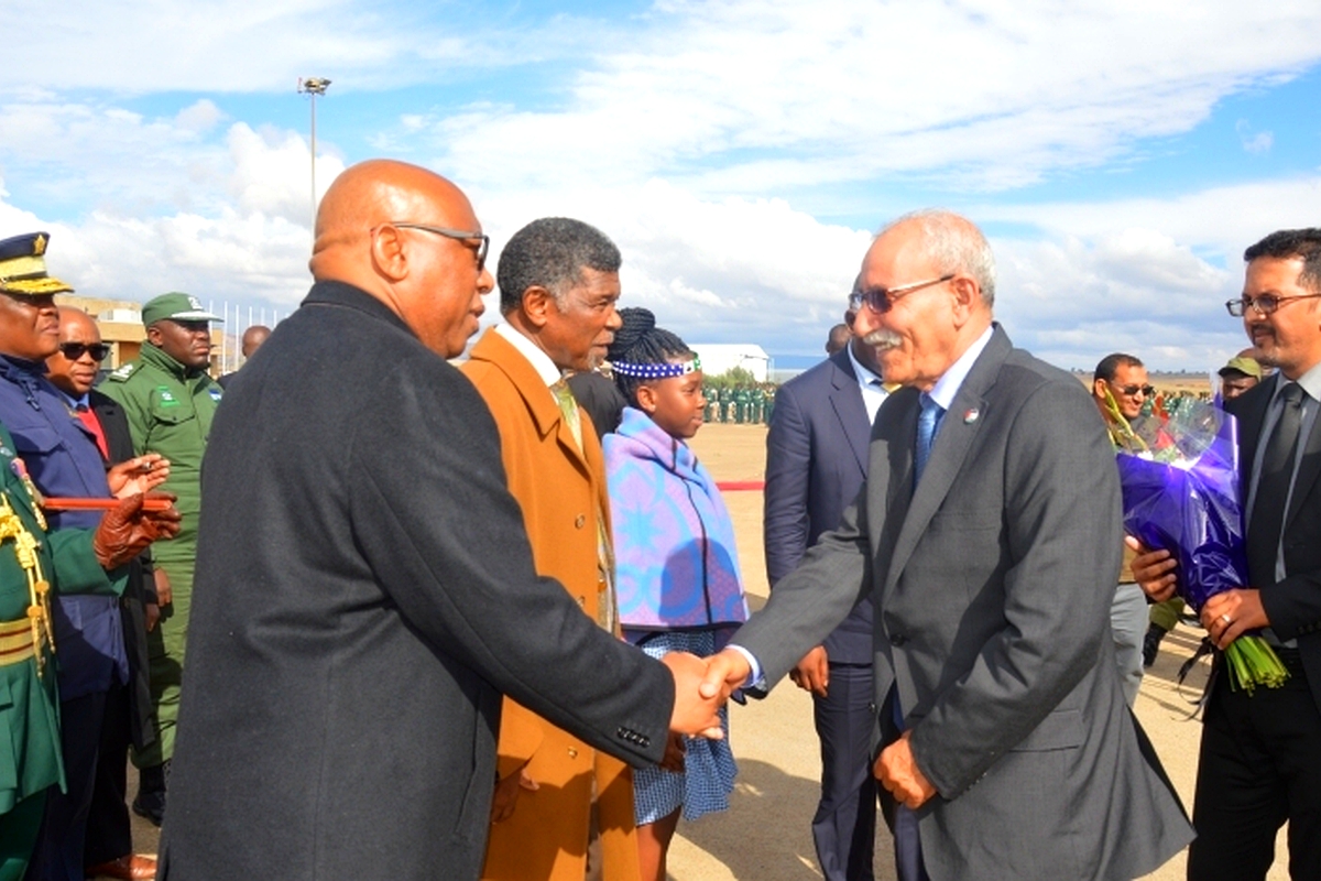 Saharawi President visits Lesotho