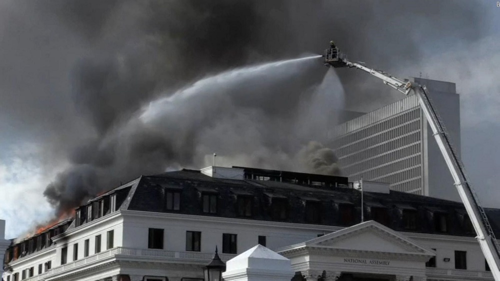Suspect denies torching SA parliament