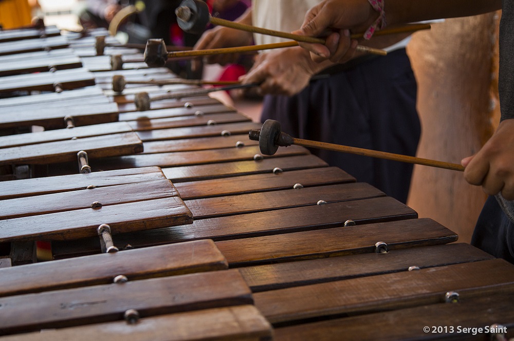 Nothing can weigh us down – marimba player